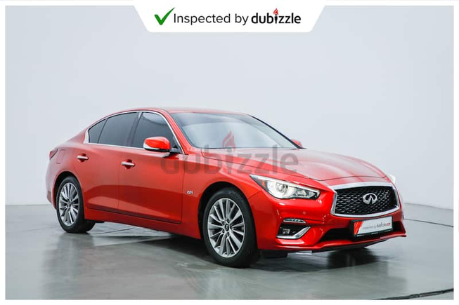 AED1260/Month | 2018 Infiniti Q50 2.0L | GCC specifications | Ref#30260