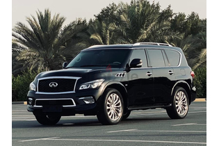 Infinity QX-80 - GCC 2015 - Black Edition - Free Accident - One Owner