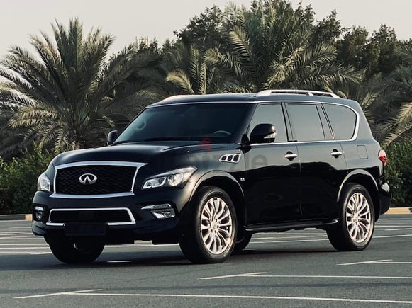 Infinity QX-80 - GCC 2015 - Black Edition - Free Accident - One Owner