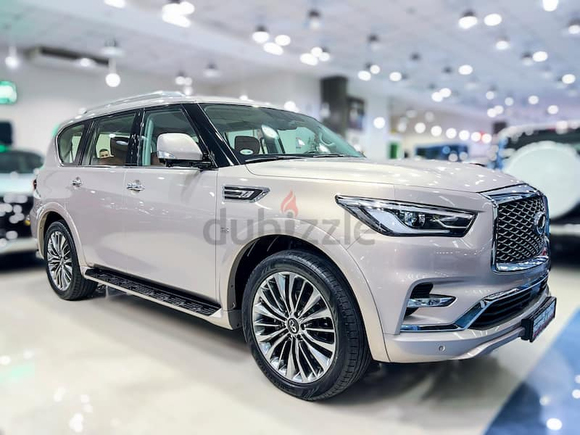 INFINITI QX80 GOLDEN 2019 / GCC / SPECIFICATION / LOW MILEAGE