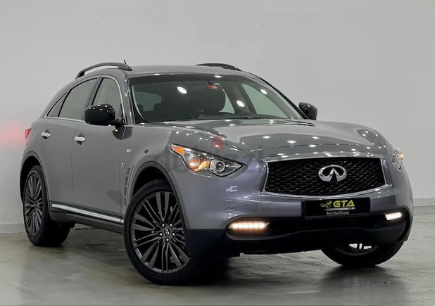 2018 Infiniti QX70 Limited, Infiniti Service History, Warranty, Low Kms, GCC