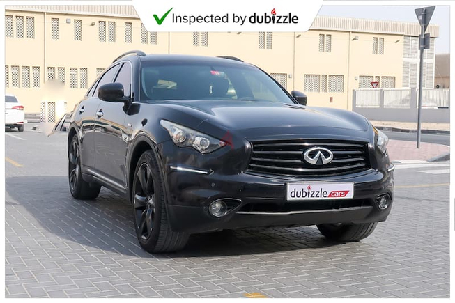 AED1075/month | 2015 Infiniti QX70 3.7L | GCC Specifications | Ref#23505