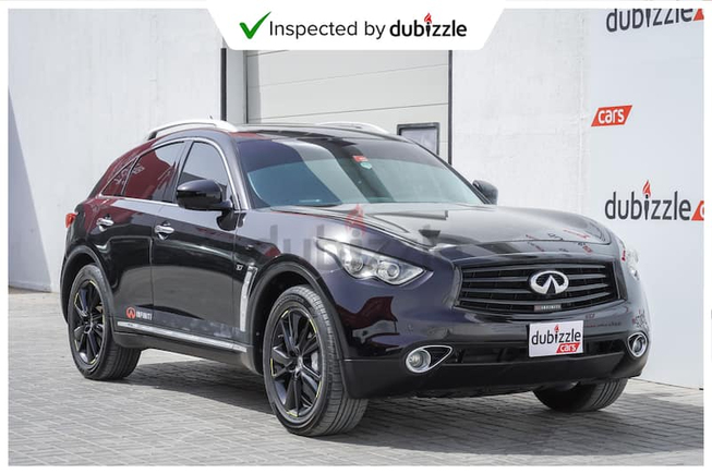 AED1149/month | 2015 Infiniti QX70 3.7L | GCC Specifications | Ref#27227