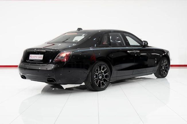 WARRANTY + SERVICE UNTIL JULY 2026 || Rolls Royce Ghost Black Badge 2022 Black-Turquiose+Black 500