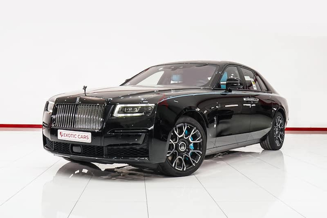 WARRANTY + SERVICE UNTIL JULY 2026 || Rolls Royce Ghost Black Badge 2022 Black-Turquiose+Black 500