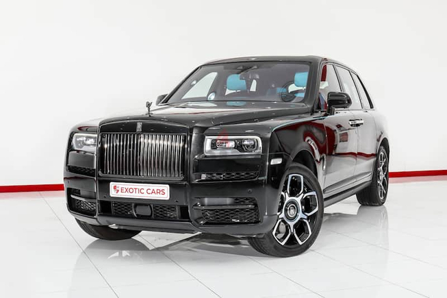 4 YEARS WARRANTY + SERVICE || Rolls-Royce Cullinan Black Badge 2022 Black-Turquoise 500KM