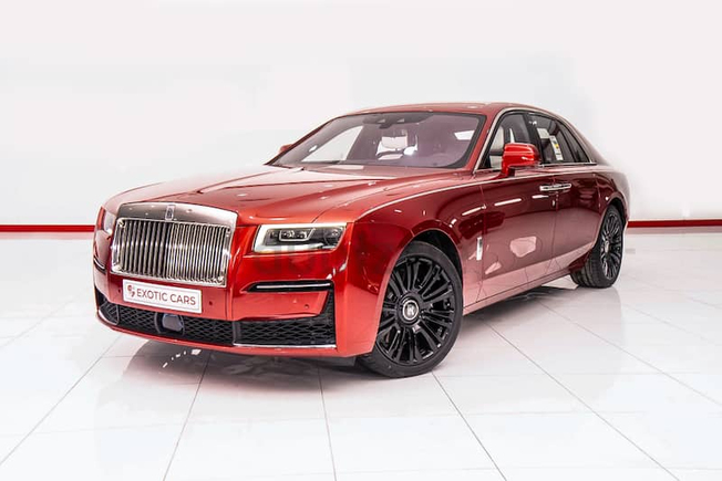 WARRANTY + SERVICE UNTIL JULY 2026 || Rolls Royce Ghost 2022 Red-Black+Ivory NEw