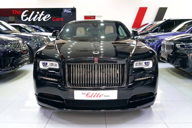 2019 ROLLS ROYCE WRAITH 3 BUTTONS BLACK BADGE | LOW MILEAGE | STAR LIGHT | WARRANTY+SERVICE