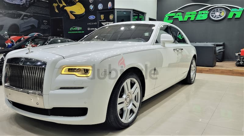 ROLLS ROYCE GHOST 2016 GCC IN IMMACULATE CONDITION FULL SERVICE HISTORY ONLY 59K KM FOR 595K AED