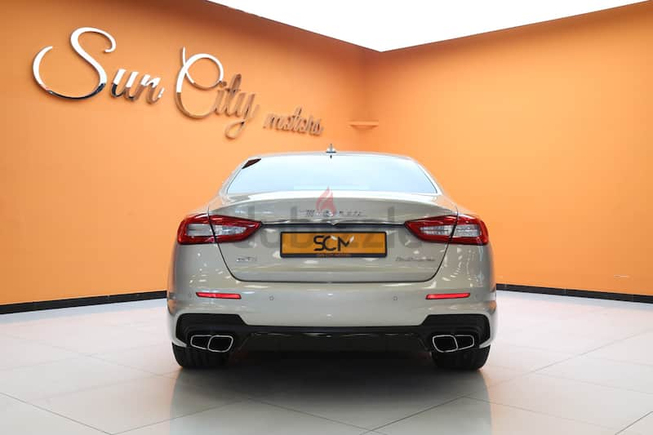 AED 3,818 /MONTH((WARRANTY AVAILABLE))2018 MASERATI QUATTROPORTE GTS GRANSPORT 3.6L V8 TWIN TURBO