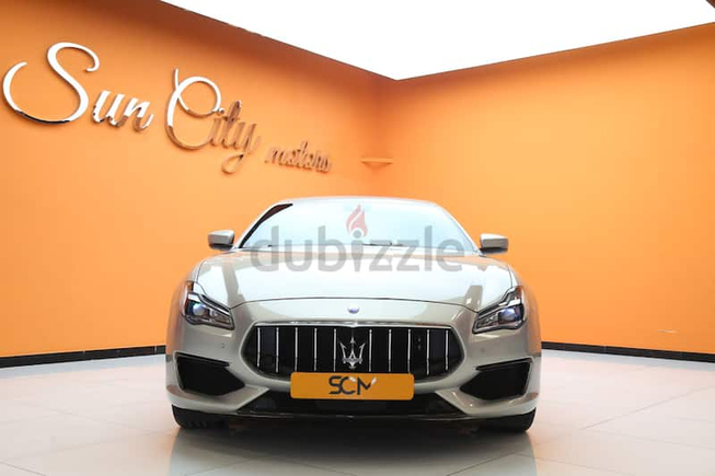 AED 3,818 /MONTH((WARRANTY AVAILABLE))2018 MASERATI QUATTROPORTE GTS GRANSPORT 3.6L V8 TWIN TURBO