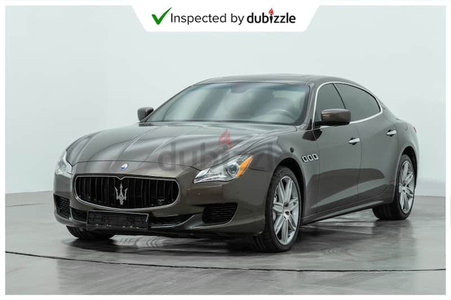 AED2406/month | 2014 Maserati Quattroporte GTS 3.8L | GCC Specifications | Ref#14391