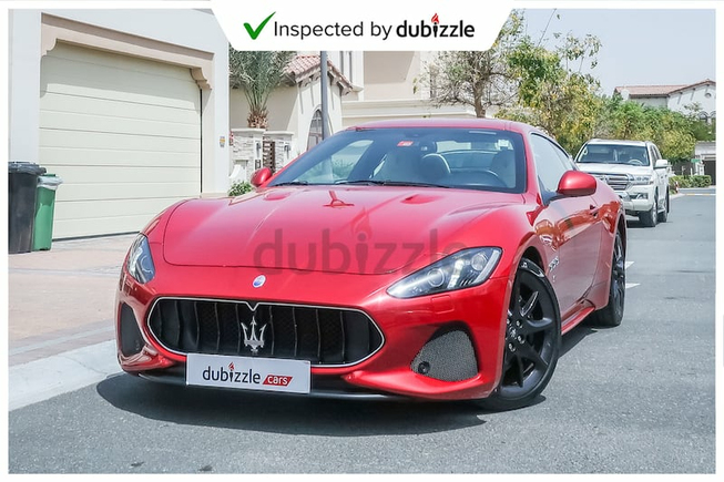 AED4269/month | 2018 Maserati GranTurismo S 4.7L | Full Maserati Service | GCC Specs | Ref#9507