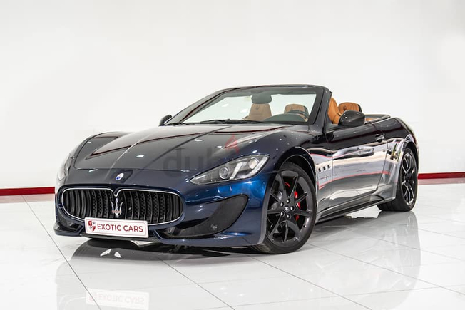 WARRANTY AVAILABLE || Maserati Grancabrio MC Sportline 2016 Blue-Tan 28,000 KM