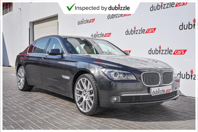 AED3084/month | 2012 BMW 750Li 4.4L | GCC specifications | Ref#35065