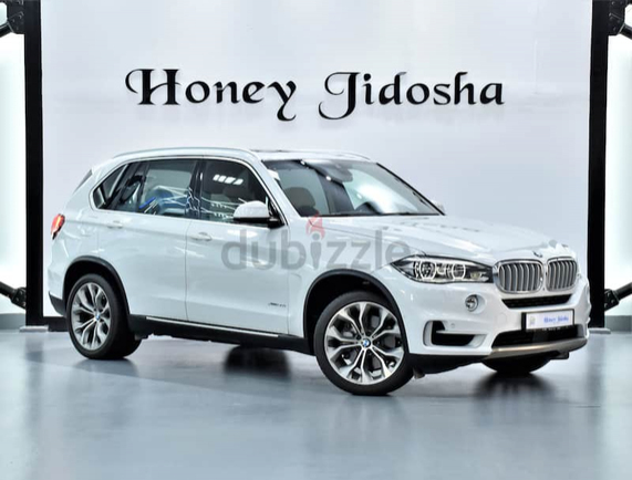 EXCELLENT DEAL for our BMW X5 xDriver50i ( 2014 Model ) in White Color GCC Specs Low Millage 59000KM