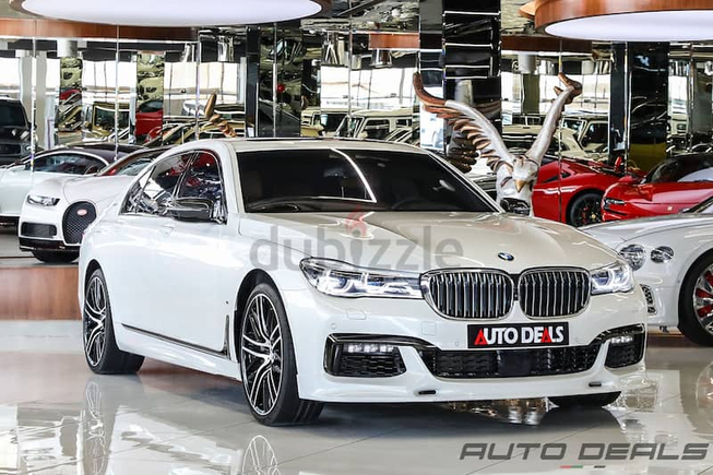 BMW 740 LE M Sport E Drive | 2017 - GCC - Warranty and Service until 2023