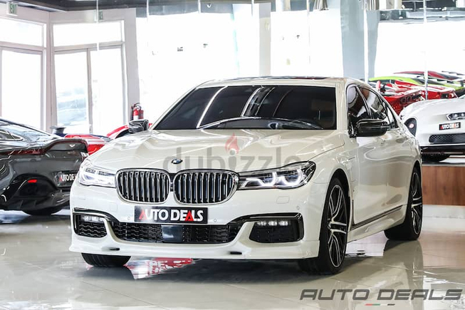 BMW 740 LE M Sport E Drive | 2017 - GCC - Warranty and Service until 2023