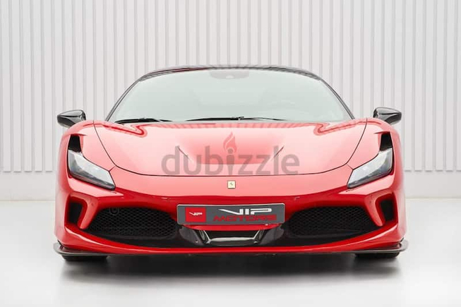 FERRARI F8 TRIBUTO, 2020, GCC, DEALER WARRANTY AND SERVICE CONTRACT, FULL CARBON