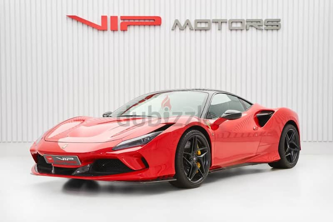 FERRARI F8 TRIBUTO, 2020, GCC, DEALER WARRANTY AND SERVICE CONTRACT, FULL CARBON