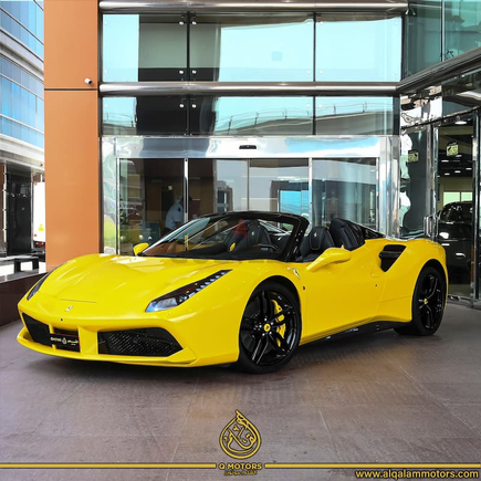 2017 FERRARI 488 SPIDER DONE ONLY 25,000KM GCC