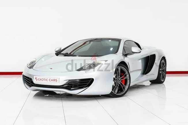 McLaren MP4-12C Spyder 2012 Silver-Red 18,000 KM