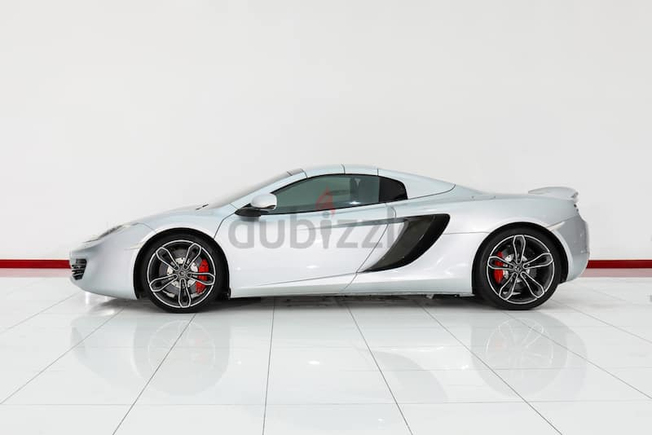 McLaren MP4-12C Spyder 2012 Silver-Red 18,000 KM