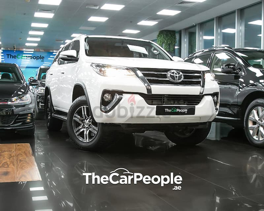 AED 1,615/Month | Zero DP | Toyota™ | GCC Fortuner | Warranty | Like New | 4WD | Single Owner