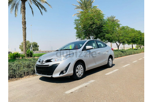 AED 900/M GCC TOYOTA YARIS 2019 MODEL 100% BANK FINANCE IS AVAILABLE ON 0% DP