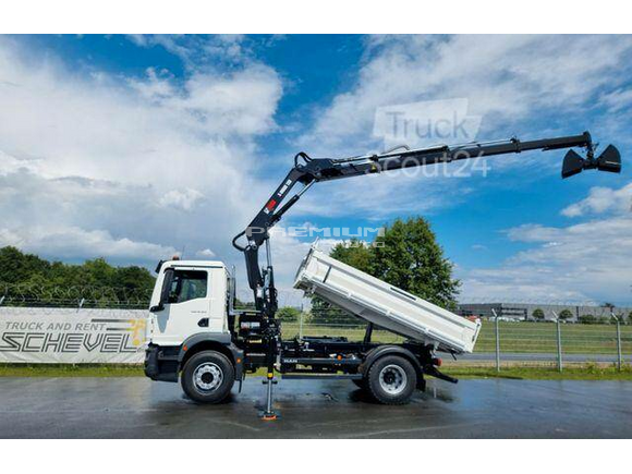 MAN - TGM 18.320 MEILLER HIAB 138 3xhydr Funk - Aвтокран