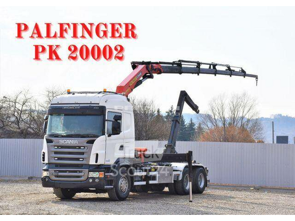 Scania - R500 Abrollkipper * PK 20002 + FUNK* TOPZUSTAND - Aвтокран