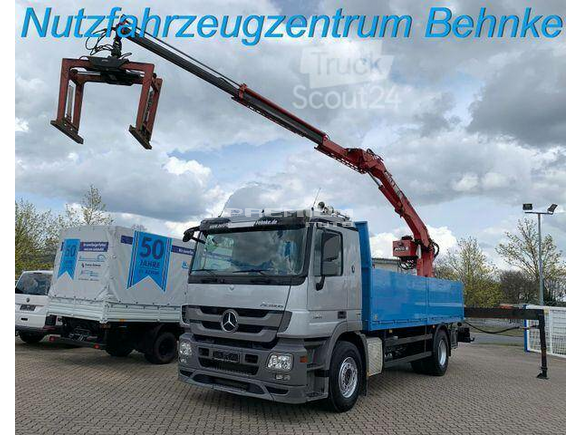 Mercedes-Benz - Actros 1841 L/ 5.8m Pritsche/ MKG HLK 131 V - Aвтокран