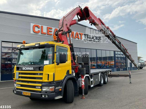 Scania - P 420 Fassi 100 Tonmeter laadkraan - Aвтокран