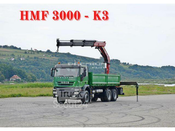 Iveco - TRAKKER 450 * HMF 3000K3 + FUNK * 6x4 - Aвтокран