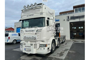 Scania - R580 8x4 Crane truck w/ 78 t/m Palfinger crane w/ - Aвтокран