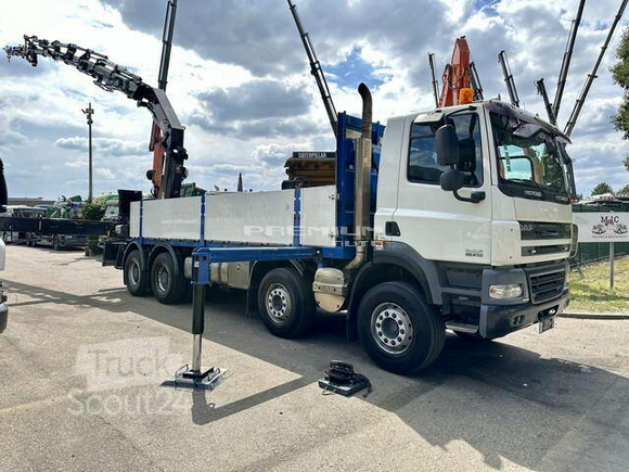 DAF - CF 85.410 8x4 KRAAN HIAB 477 E 6 JIB 100X 4 ( - Aвтокран