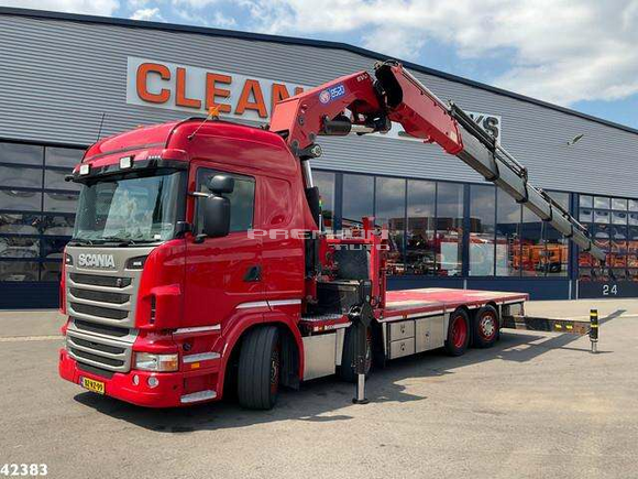 Scania - R 440 8x2 HMF 85 Tonmeter laadkraan - Aвтокран