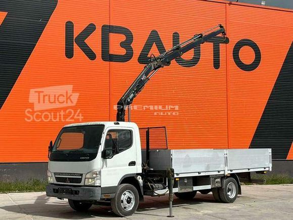 Mitsubishi - CANTER FUSO HIAB 055 / PLATFORM L=4955 mm - Aвтокран