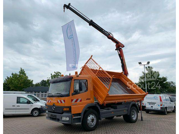 Mercedes-Benz - Atego 1523 BB Kipper/2xAHK/PK9001 7.20m=1120kg - Aвтокран