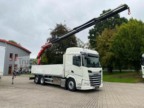 DAF - XF 480 Baustoffpritsche mit Fassi Ladekran F235 - Aвтокран