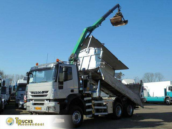 Iveco - Eurocargo 380 Euro 5 HMF 1643 CRANE KIPPER - Aвтокран