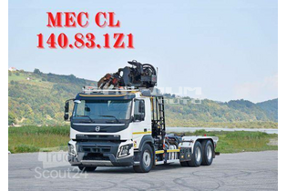 Volvo - FMX 460 * Abrollkipper + MEC CL140.83.1Z1* TOP - Aвтокран