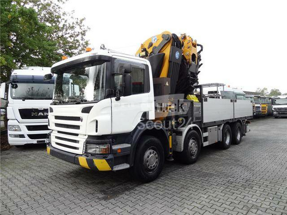 Scania - P380 8X4 mit Effer 850 bis 38 Meter - Aвтокран