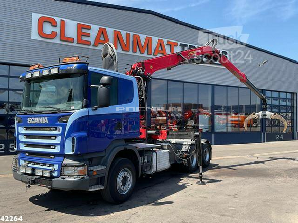 Scania - R 620 V8 6x4 Retarder Palfinger 27 tonmeter boomkr - Aвтокран