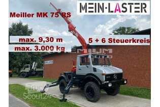 Unimog - U 1000 Meiller Kran 75 RS 3.000 kg max. 9,3 m - Aвтокран