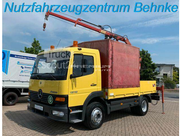 Mercedes-Benz - Atego 1218 BB/Kran HIAB 035 2+Winde/ org. KM - Aвтокран