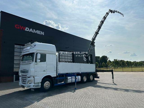 DAF - XF 510 6x2 Hiab 322 E 6 HiPro Fly jib Euro 6 - Aвтокран