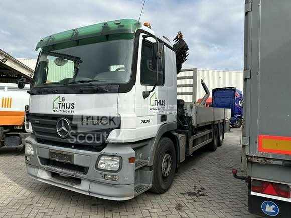 Mercedes-Benz - ACTROS 2636 6x4 CRANE HIAB 166 ES 5 HIPRO RAD - Aвтокран