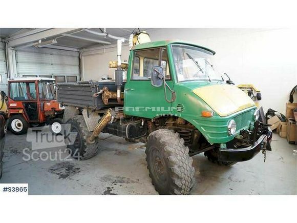 Mercedes-Benz - 406 with Crane and Flat - Aвтокран