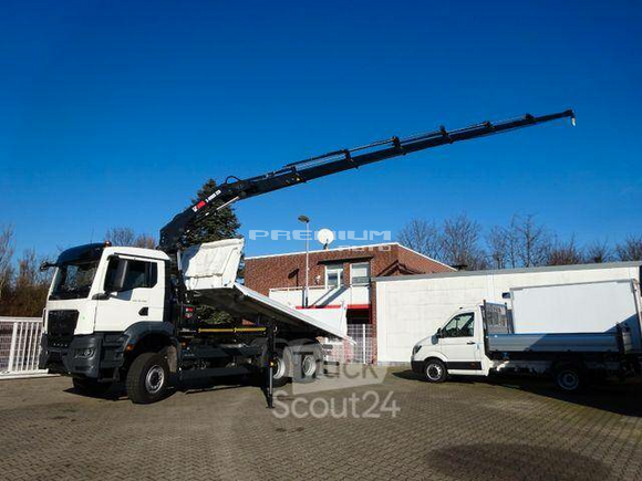 MAN - 33.430 TGS 6x6 HIAB 228 +Bordmatik 6x Ausschub - Aвтокран